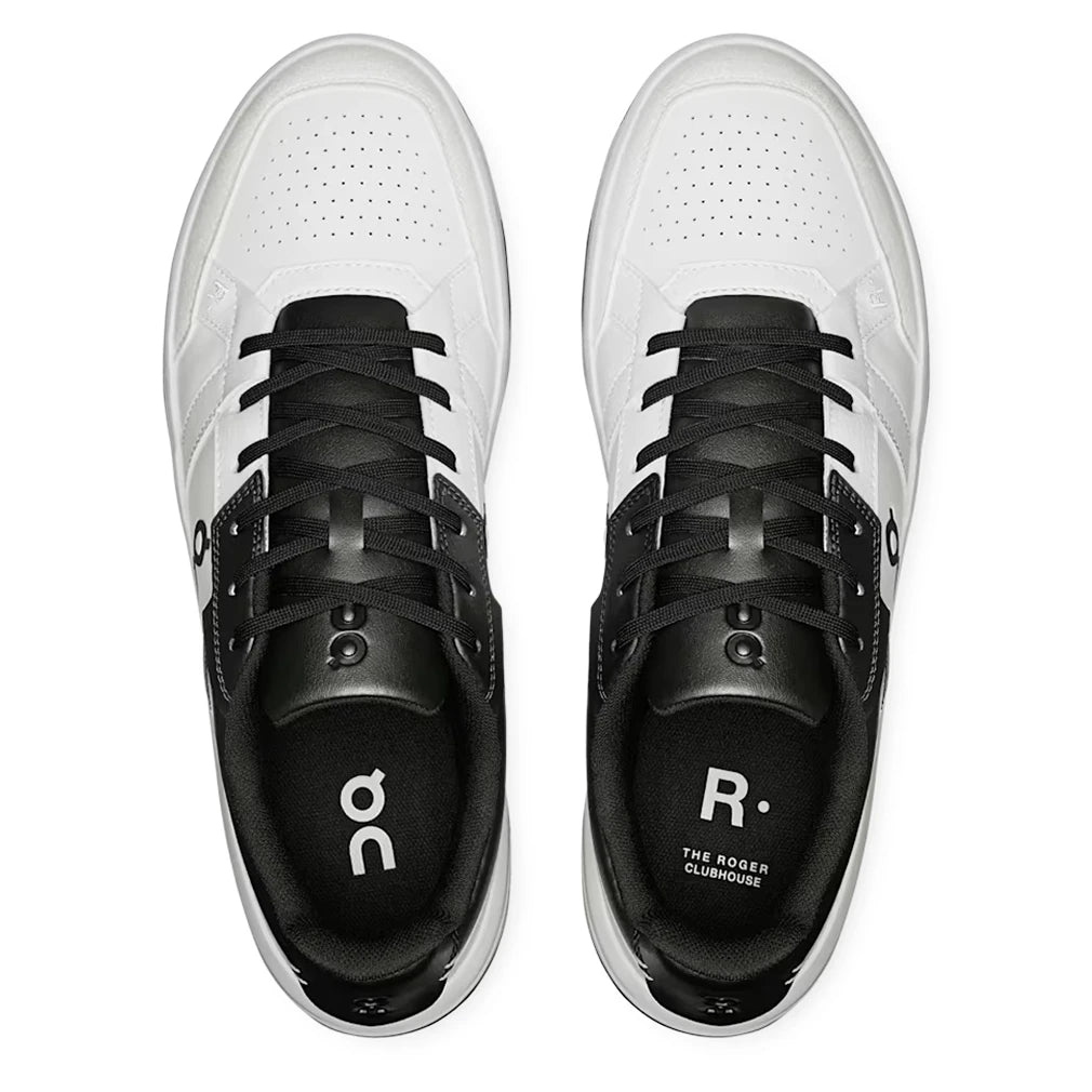 Men's THE ROGER Clubhouse Shoes White and Black