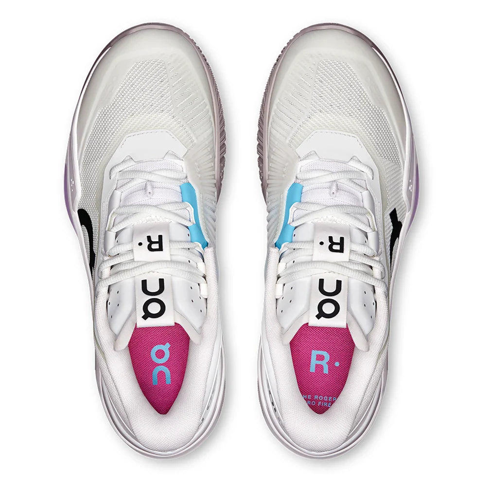 Men's THE ROGER Pro Fire Shoes White and Pink