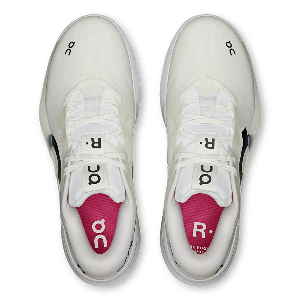 Men's THE ROGER Pro 3 Court Shoes White and Pink