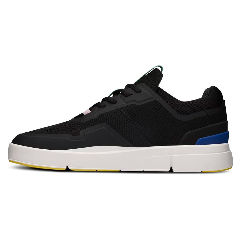 Women's THE ROGER Spin Court Shoes Black and Indigo