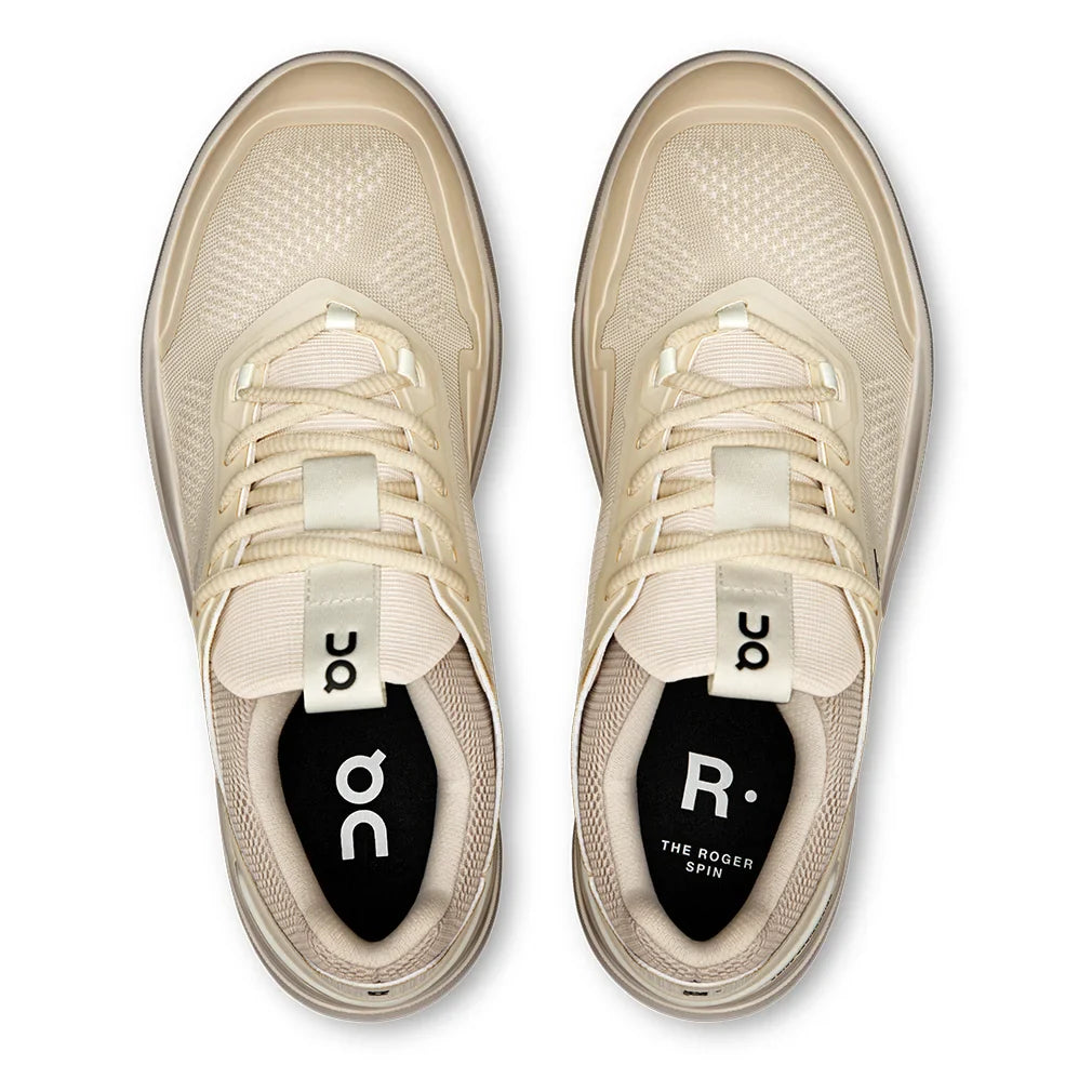 Women's THE ROGER Spin Court Shoes Sand and Ivory