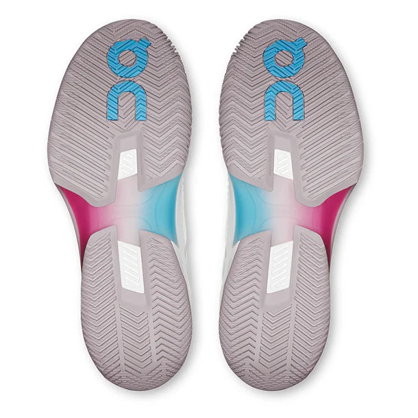 Women's THE ROGER Pro Fire Shoes White and Pink