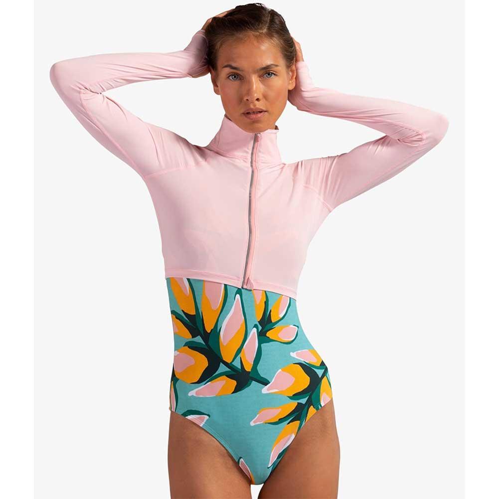 Women's Full Zip Crop Top