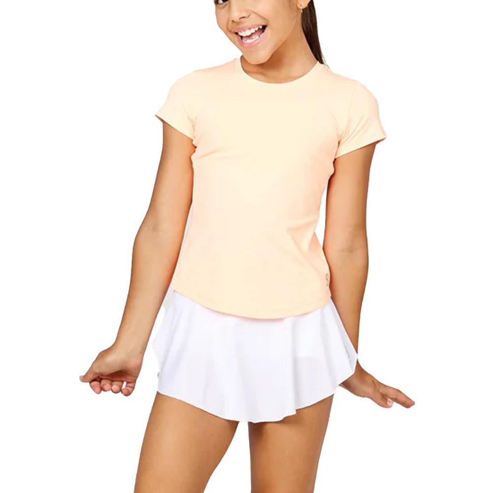 Girls' UV Short Sleeve Tennis Top