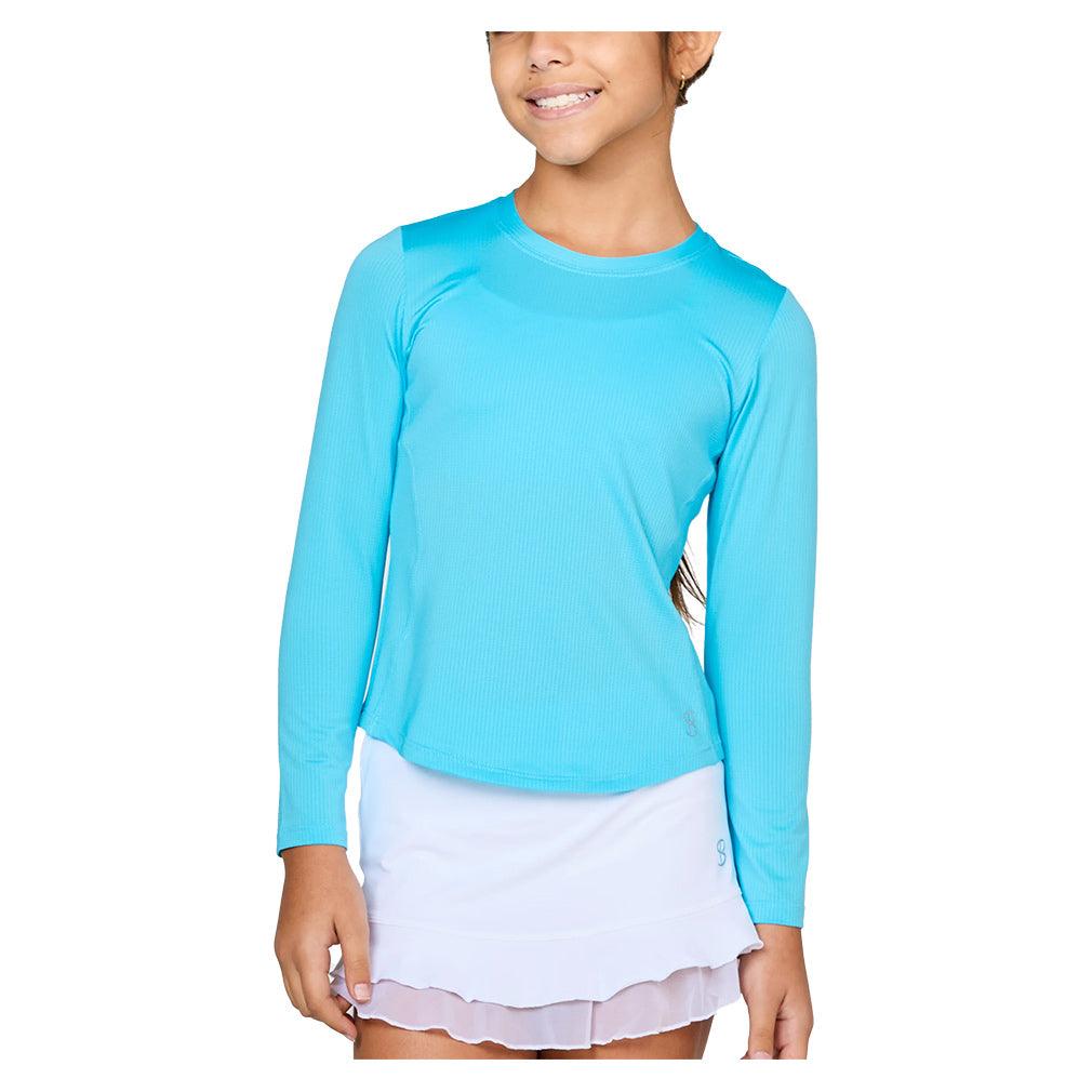 Girls' Long Sleeve Tennis Top