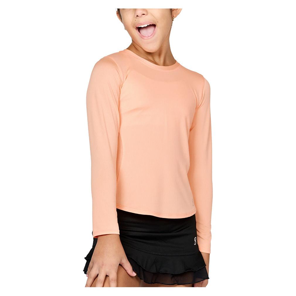 Girls' Long Sleeve Tennis Top