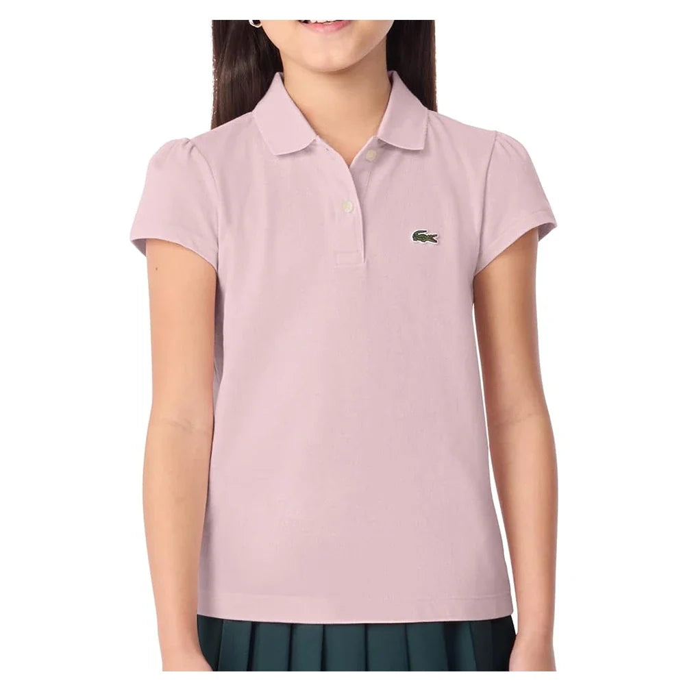 Girls' Scallop Collar Polo
