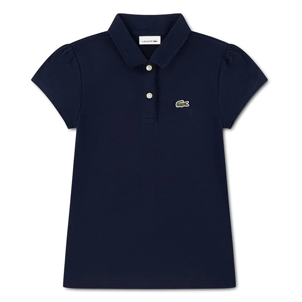 Girls' Scallop Collar Polo