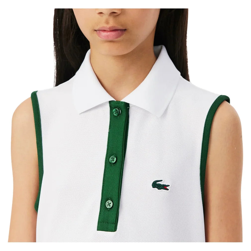 Girls' Sport Pique Tennis Dress, Lacoste, Tennis Express, 447898-F26-5