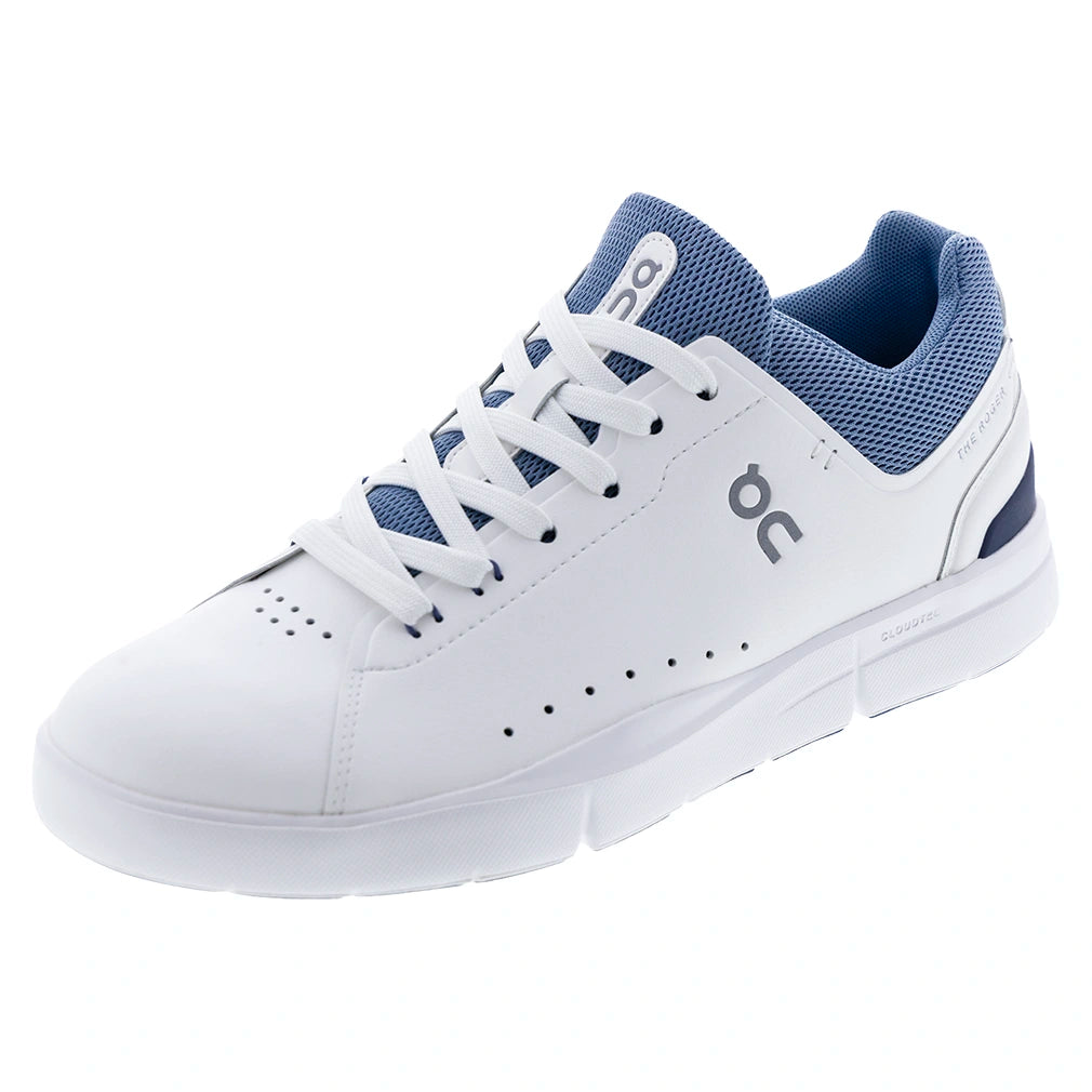 Men's THE ROGER Advantage Court Shoes White and Chambray