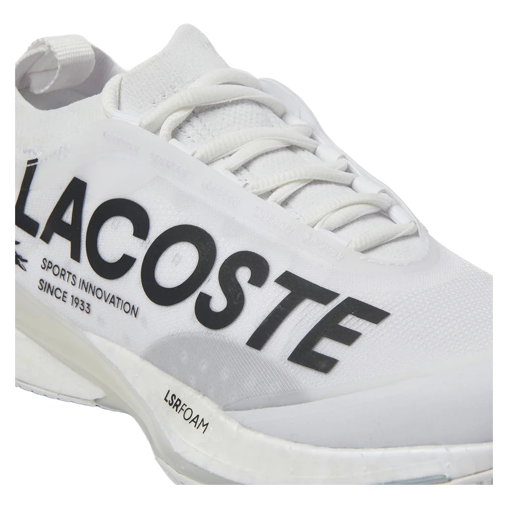 Women's AG-LT25 Lite Court Shoes White, Lacoste, Pickleball Express, 49SFA0094-21GS25-5