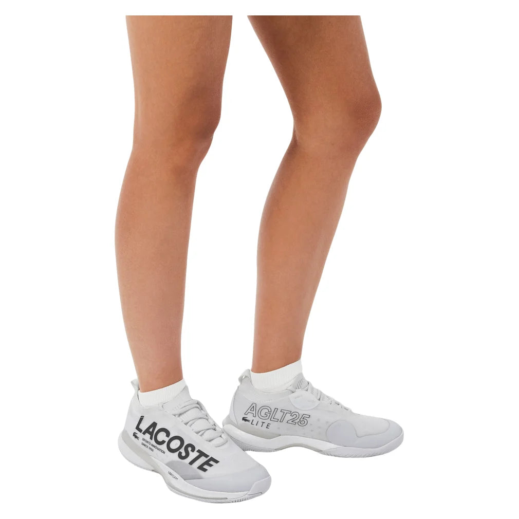 Women's AG-LT25 Lite Court Shoes White, Lacoste, Pickleball Express, 49SFA0094-21GS25-6