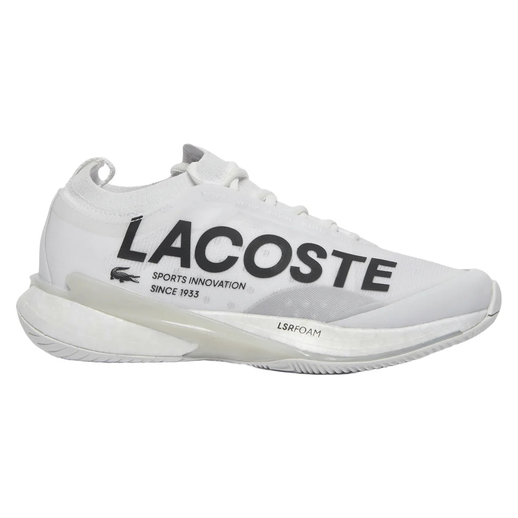 Women's AG-LT25 Lite Court Shoes White, Lacoste, White, Pickleball Express, 49SFA0094-21GS25-WHITE-1