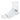 Aspire Quarter Crew High Socks White
