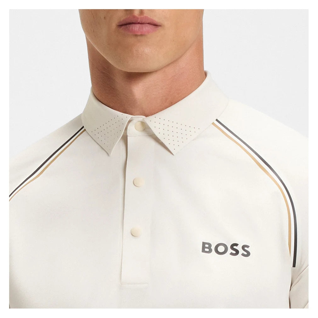 Men's TOC Matchball Polo Open White