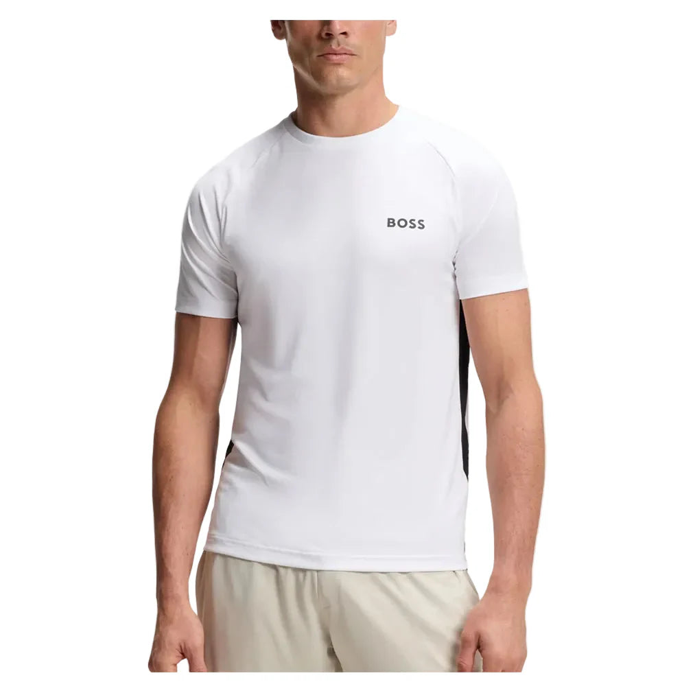 Men's TOC Spin CB Tennis Tee-Apparel-Hugo Boss-50554544-100-3-711764Tennis Express