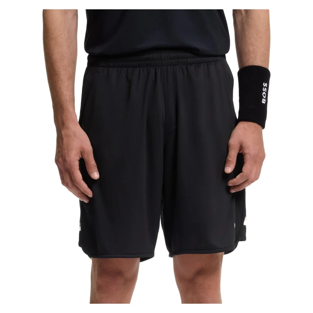 Men's TOC Game 9 inch Jersey Shorts Black, Hugo Boss, Pickleball Express, 50563340-001F26-1