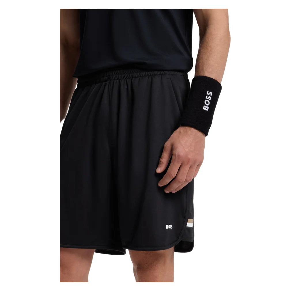 Men's TOC Game 9 inch Jersey Shorts Black, Hugo Boss, Pickleball Express, 50563340-001F26-4