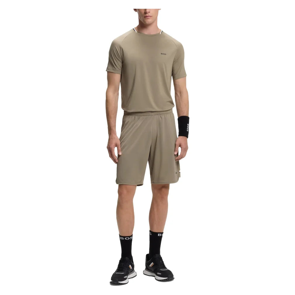 Men's TOC Game 9 inch Jersey Shorts Light and Pastel Green, Hugo Boss, Pickleball Express, 50563340-334F26-3