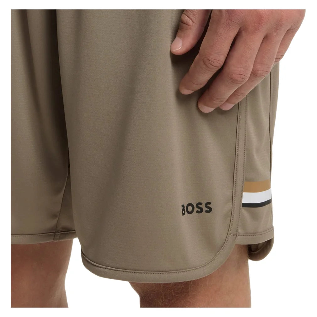 Men's TOC Game 9 inch Jersey Shorts Light and Pastel Green, Hugo Boss, Pickleball Express, 50563340-334F26-4