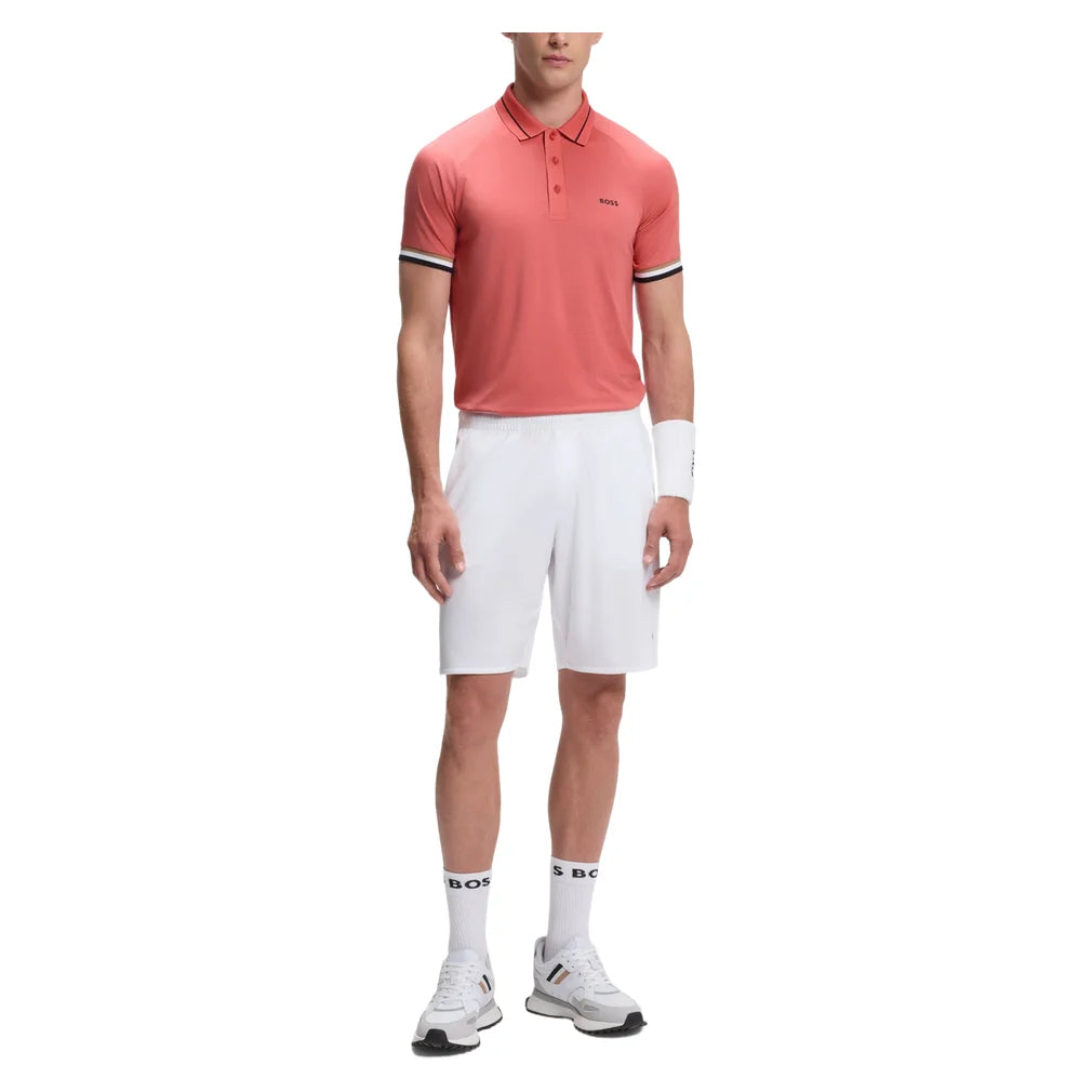 Men's TOC Court Polo Medium Pink, Hugo Boss, Pickleball Express, 50570005-667F26-3