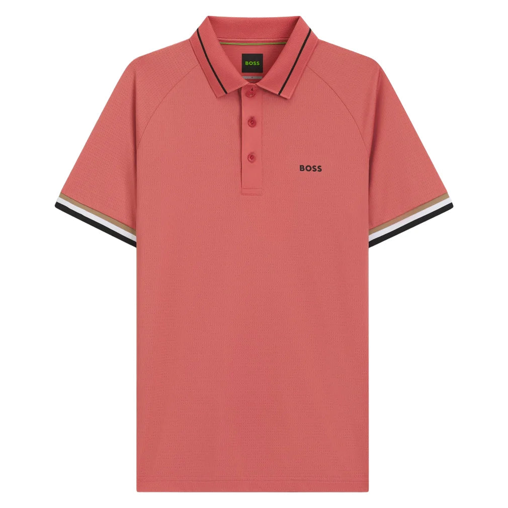 Men's TOC Court Polo Medium Pink, Hugo Boss, Medium Pink, Pickleball Express, 50570005-667F26-MEDIUM-PINK-1