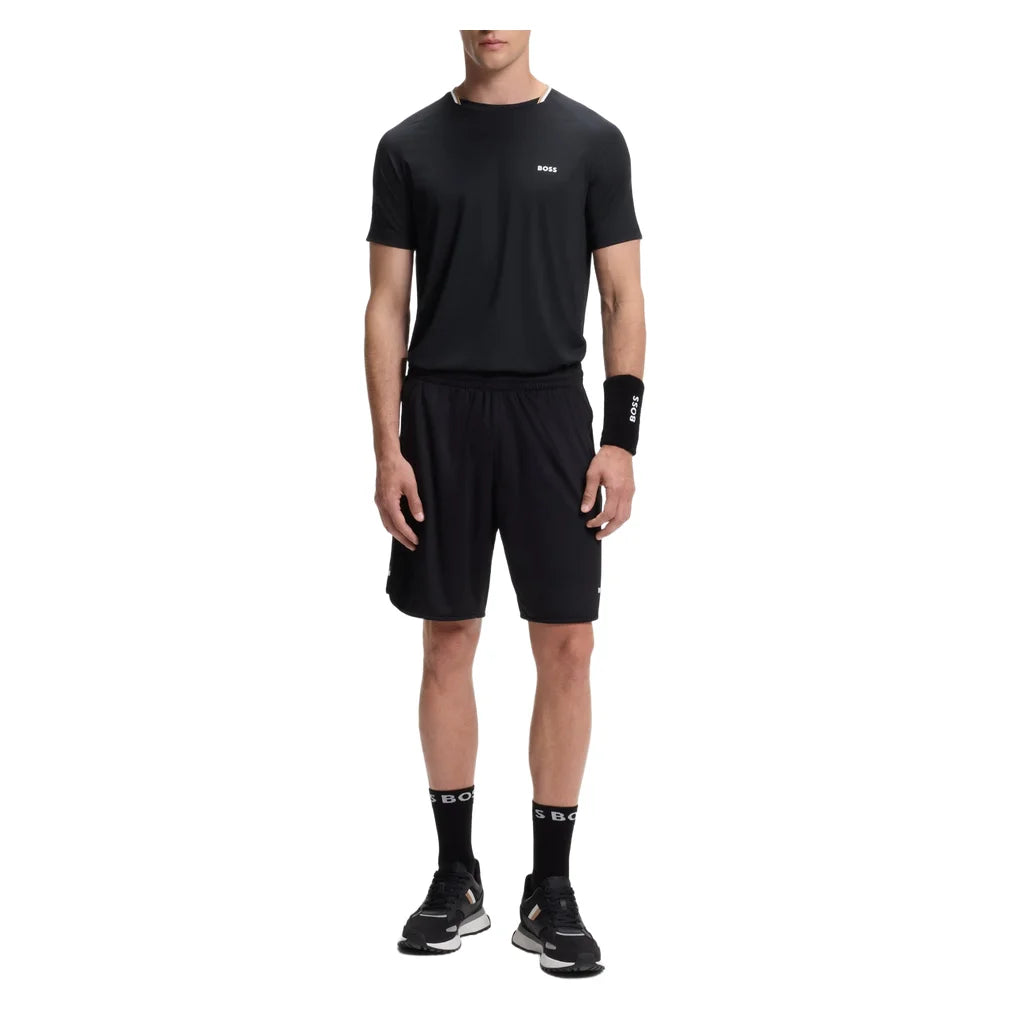 Men's TOC Court T-Shirt Black, Hugo Boss, Pickleball Express, 50570006-001F26-3