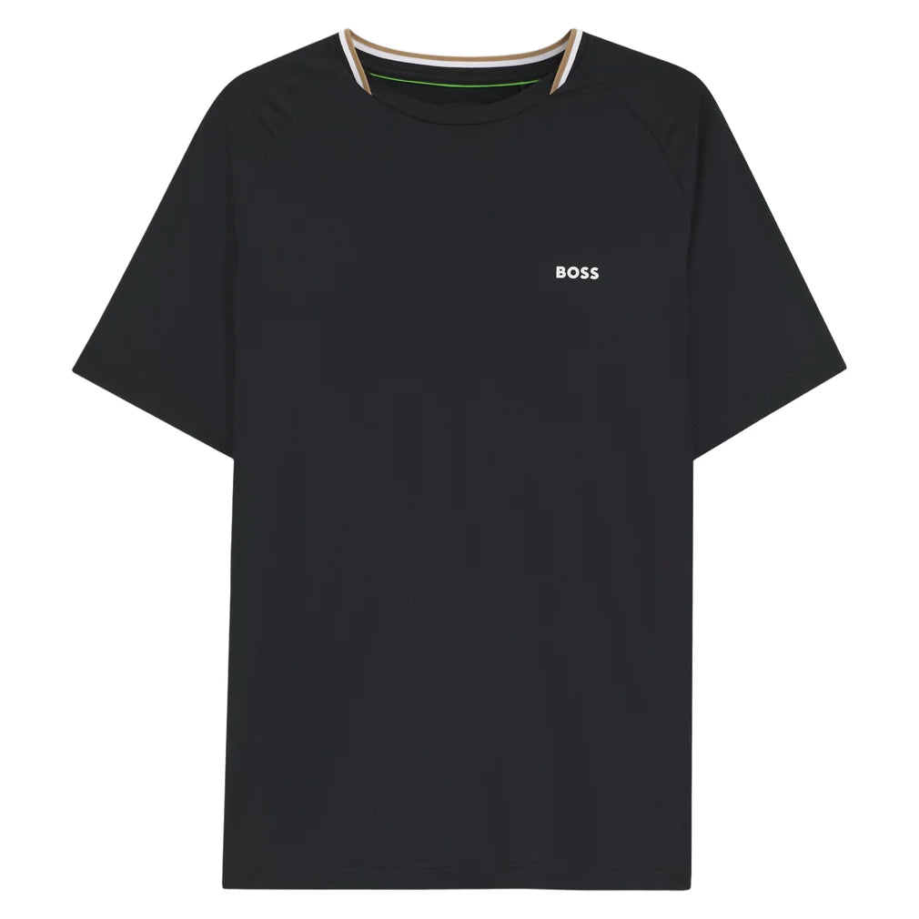 Men's TOC Court T-Shirt Black, Hugo Boss, Black, Pickleball Express, 50570006-001F26-BLACK-1