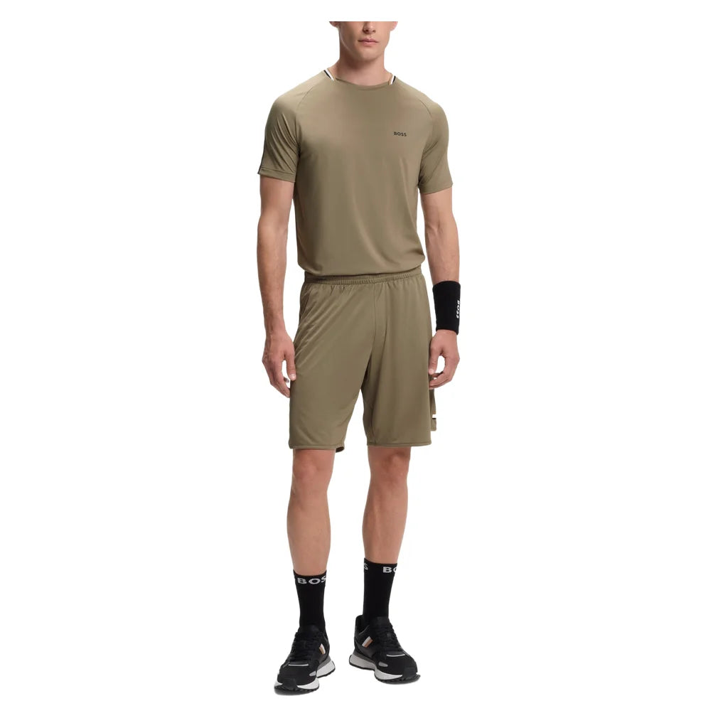 Men's TOC Court T-Shirt Light and Pastel Green, Hugo Boss, Pickleball Express, 50570006-334F26-2