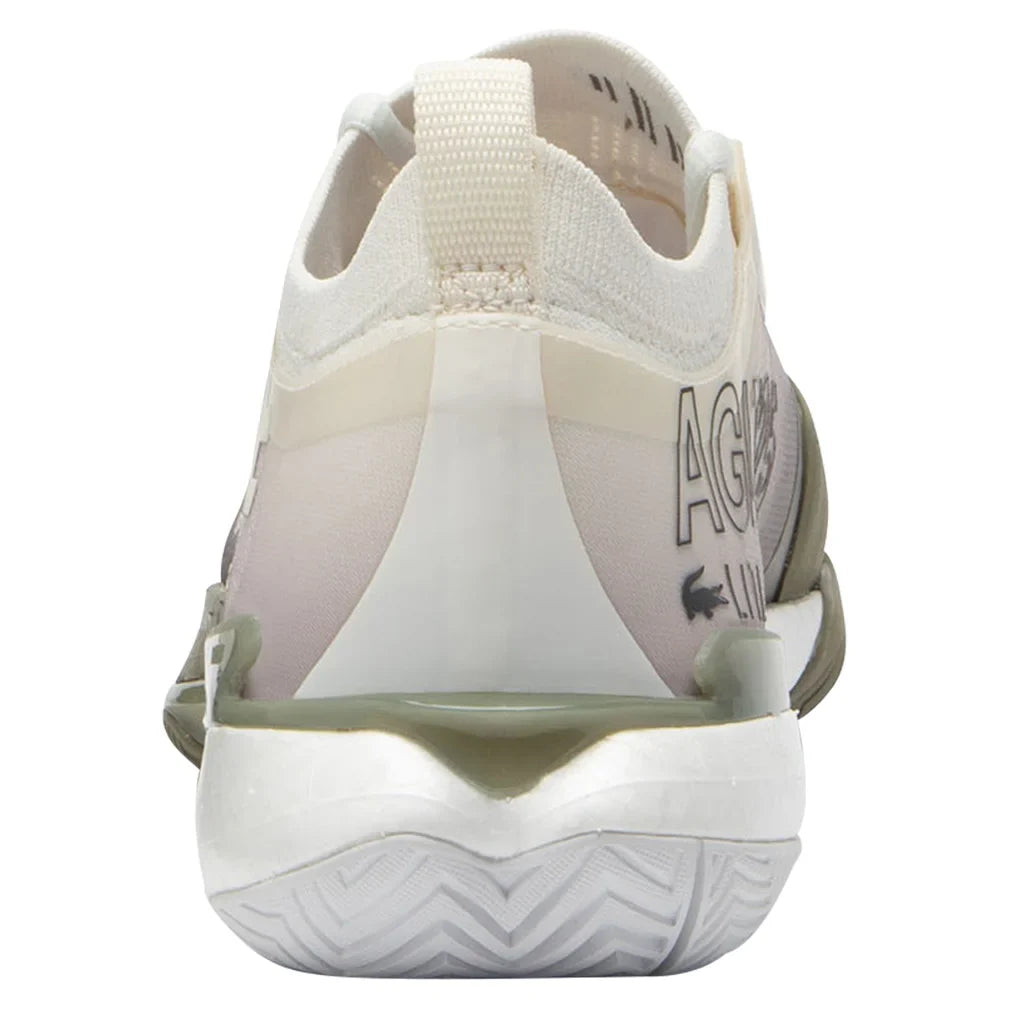 Women's AG-LT25 Lite Court Shoes Off White and Khaki