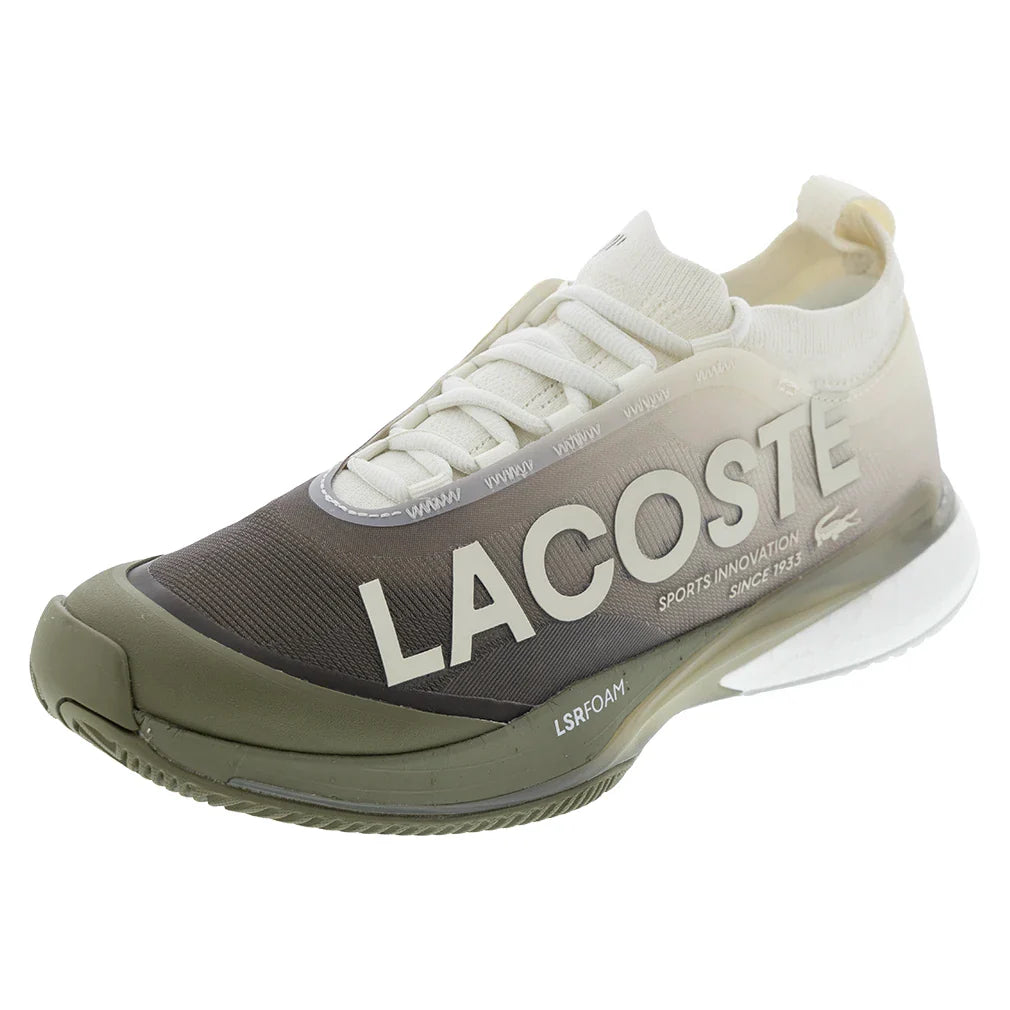 Women's AG-LT25 Lite Court Shoes Off White and Khaki