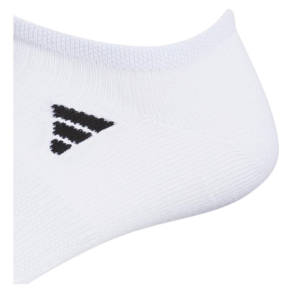 Men's Superlite 3.0 6 Pack No Show Socks White and Black