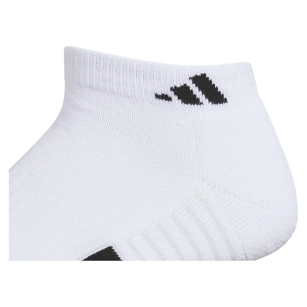 Men's Cushioned 4.0 Low Cut Socks 3 Pack White and Black