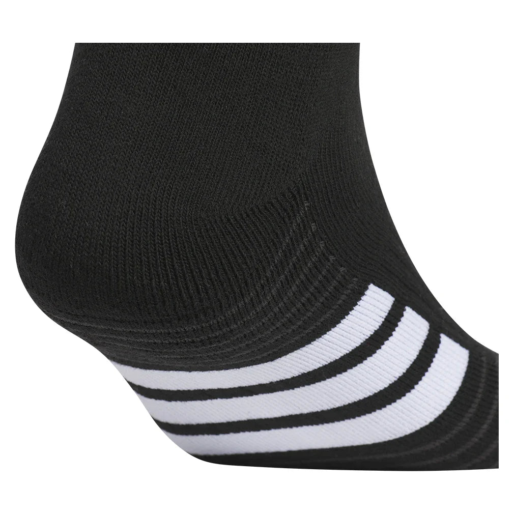 Men's Cushioned 4.0 Low Cut Socks 3 Pack Black and White