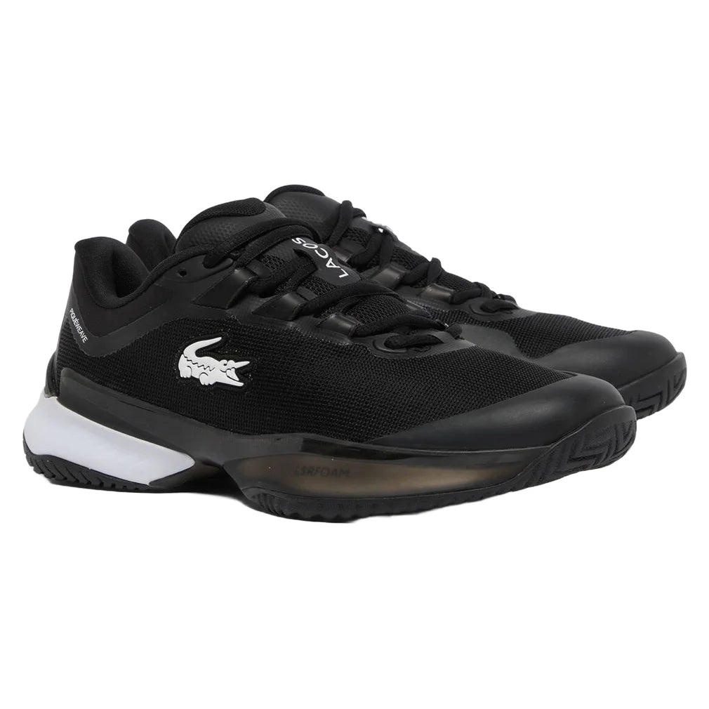 Women's AG-LT Ultra Shoes Black and White, Lacoste, Pickleball Express, 51SFA0007-312F26-2