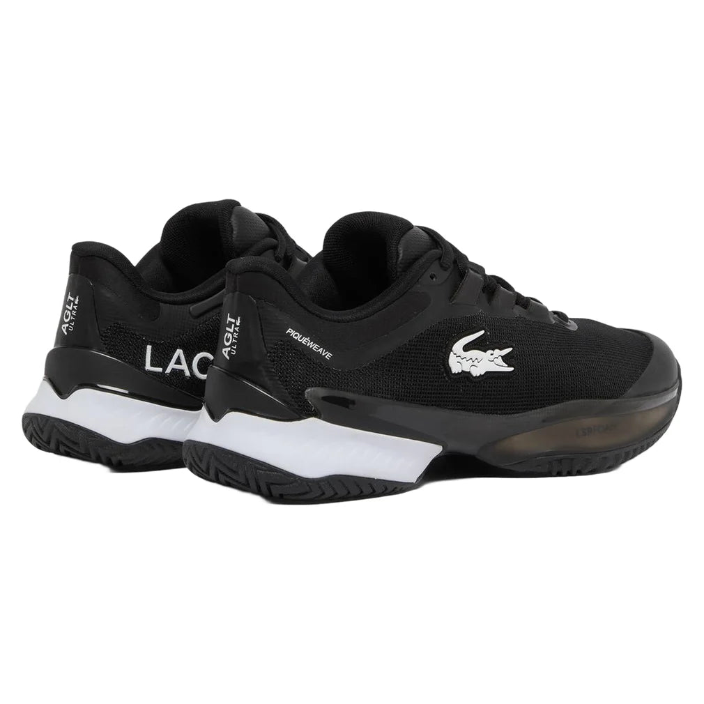 Women's AG-LT Ultra Shoes Black and White, Lacoste, Pickleball Express, 51SFA0007-312F26-3