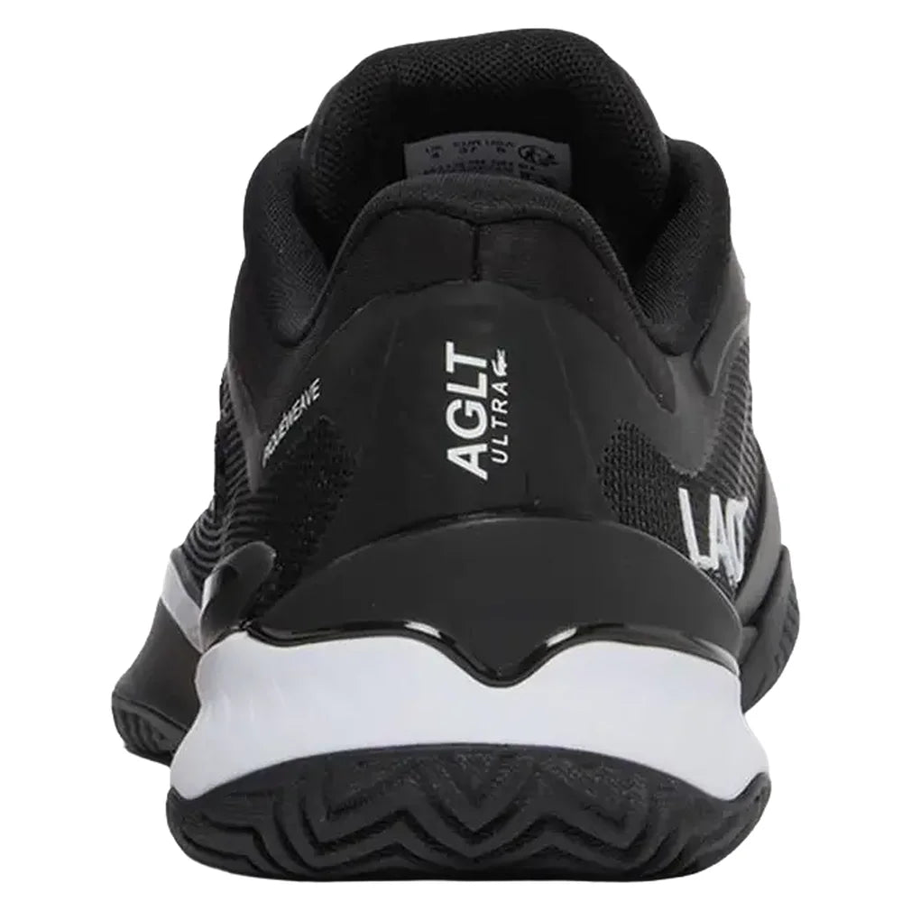 Women's AG-LT Ultra Shoes Black and White, Lacoste, Pickleball Express, 51SFA0007-312F26-4