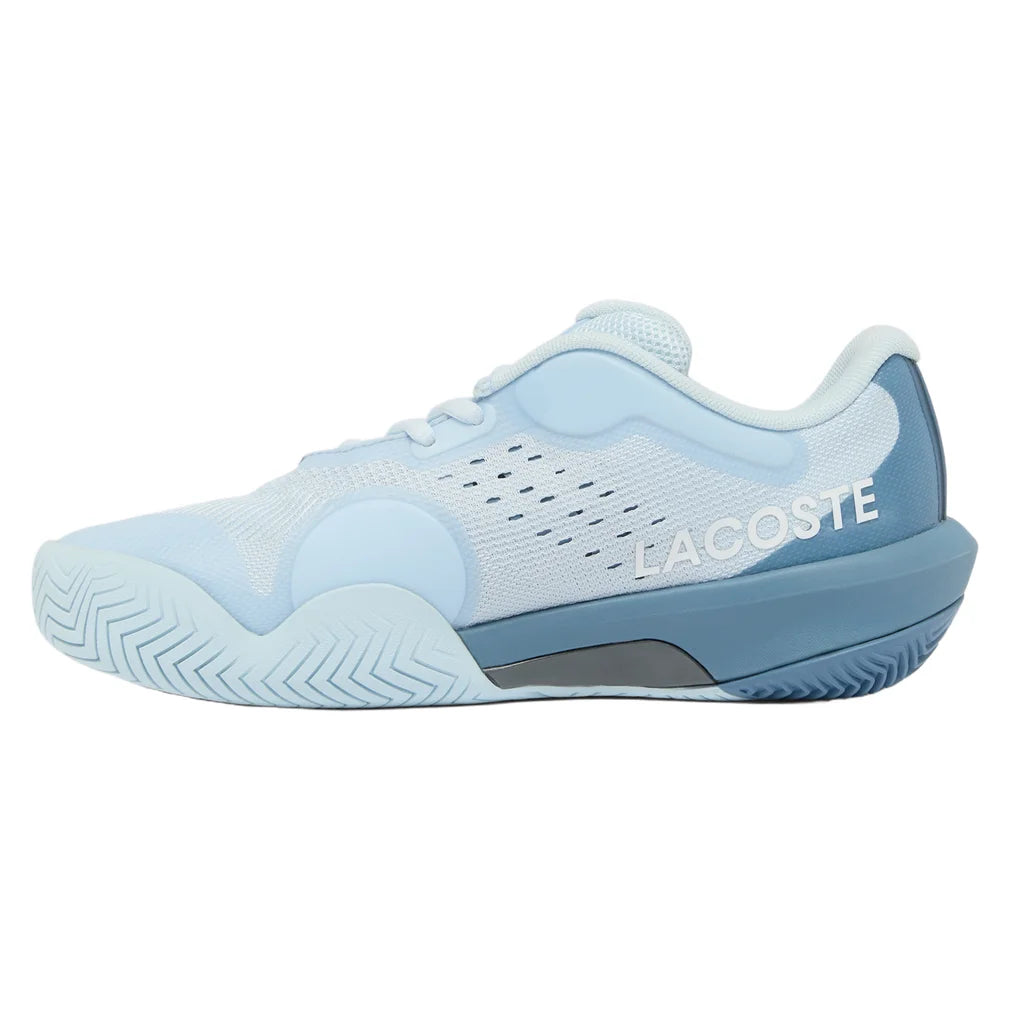 Women's AG-LT EVO Shoes Light Blue, Lacoste, Pickleball Express, 52SFA0123-52CF26-2