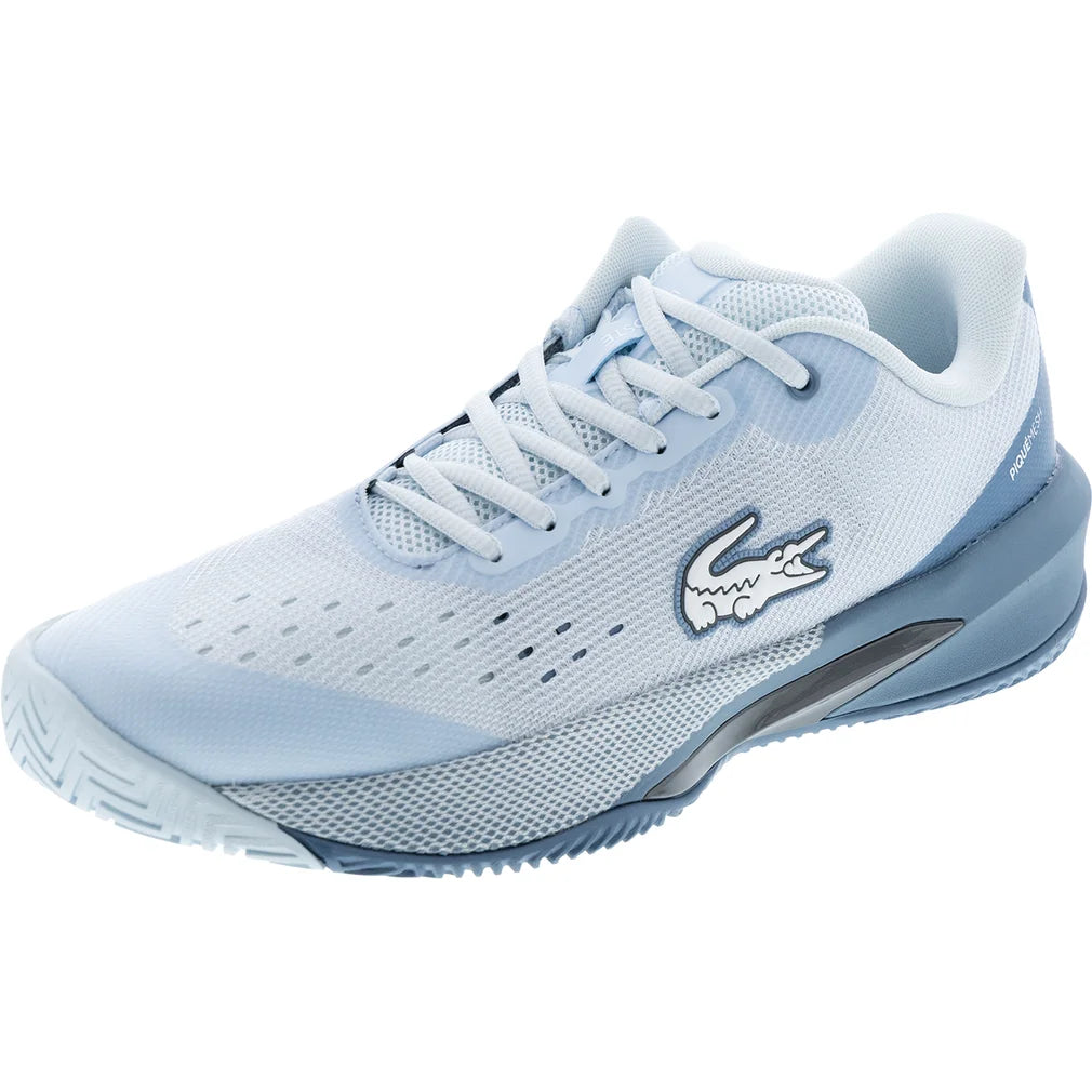 Women's AG-LT EVO Shoes Light Blue, Lacoste, Light Blue, Pickleball Express, 52SFA0123-52CF26-LIGHT-BLUE-3