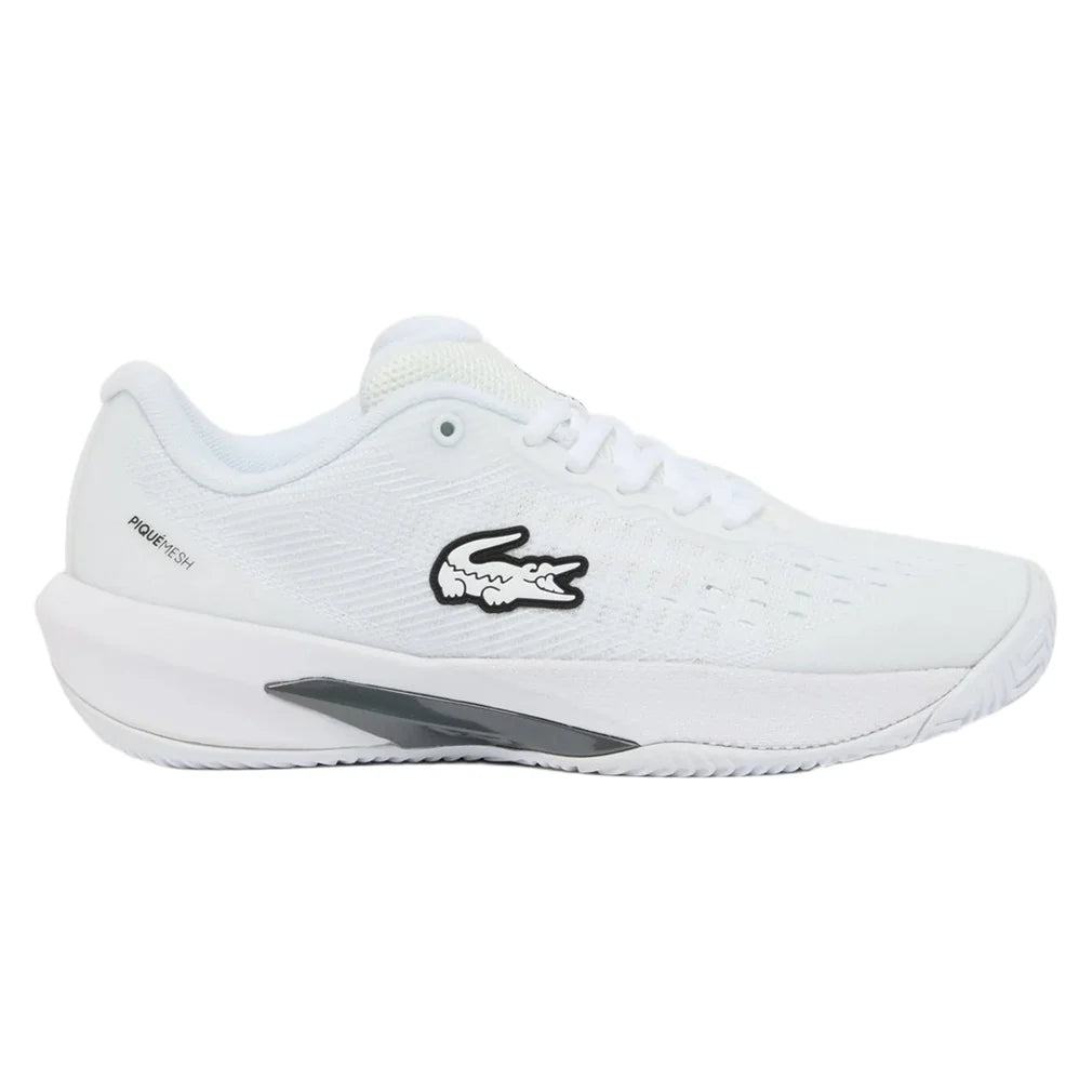 Men's AG-LT EVO Shoes White, Lacoste, White, Pickleball Express, 52SMA0071-21GF26-WHITE-1