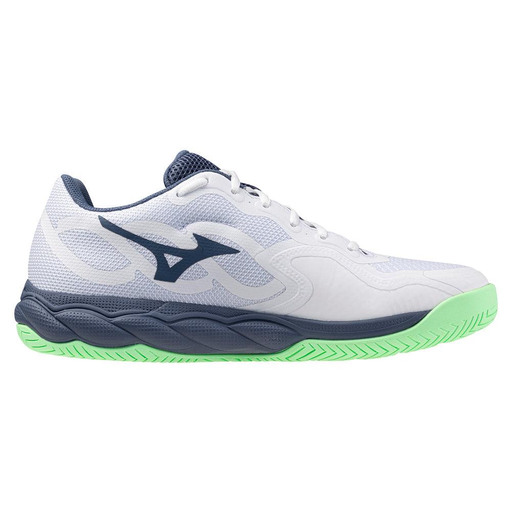 Men's Wave Enforce Court Court Shoes White and Vintage Indigo