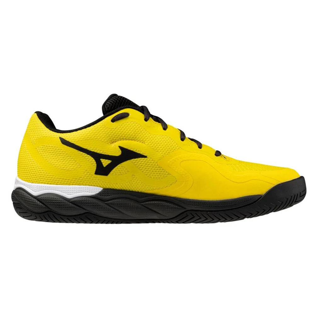 Men's Wave Enforce Court AC Shoes Vibrant Yellow and Black