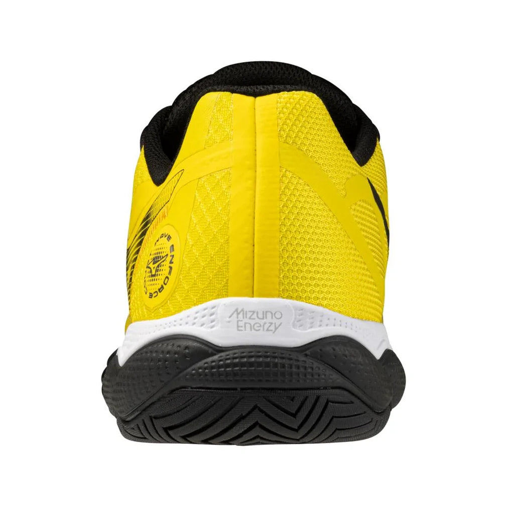 Men's Wave Enforce Court AC Shoes Vibrant Yellow and Black
