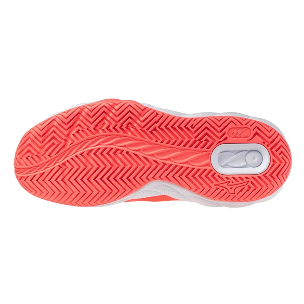 Women's Wave Enforce Court AC Shoes Striking Coral and White