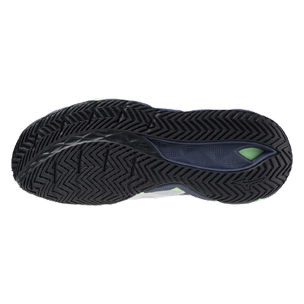Men's Wave Enforce Tour 2 Court Shoes White and Neo Mint