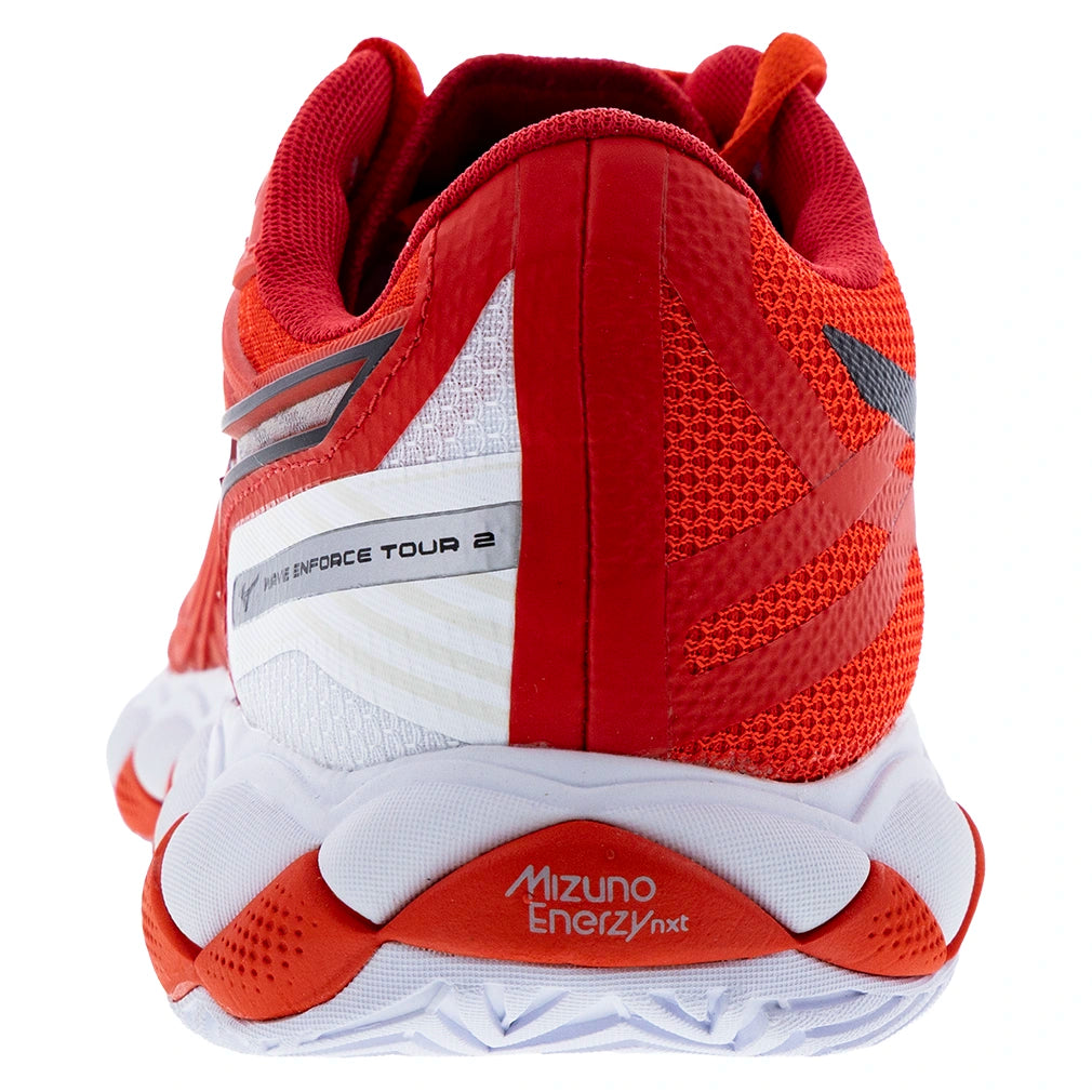 Men's Wave Enforce Tour 2 AC Shoes Fiery Red and White