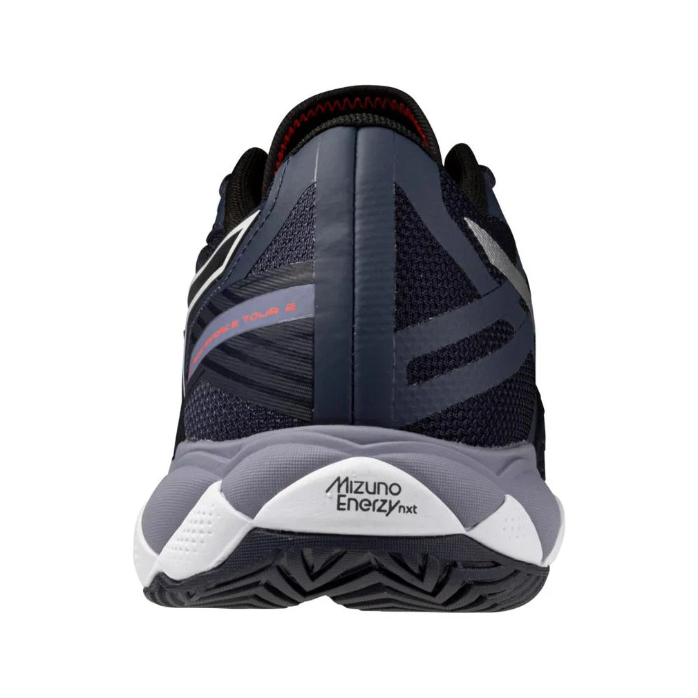 Men's Wave Enforce Tour 2 AC Court Shoes Odyssey Grey and White