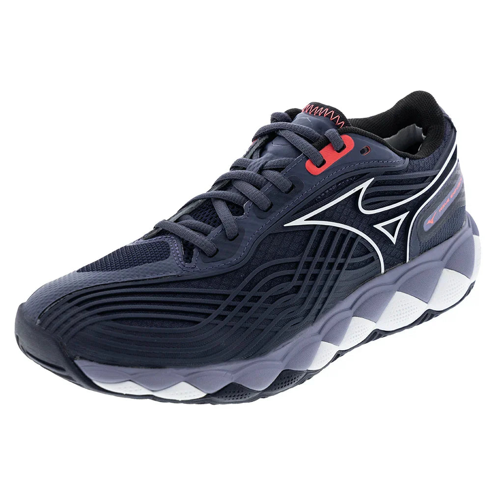 Men's Wave Enforce Tour 2 AC Court Shoes Odyssey Grey and White