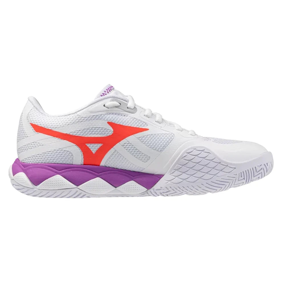 Women's Wave Enforce Tour 2 AC Shoes White and Lava Orange