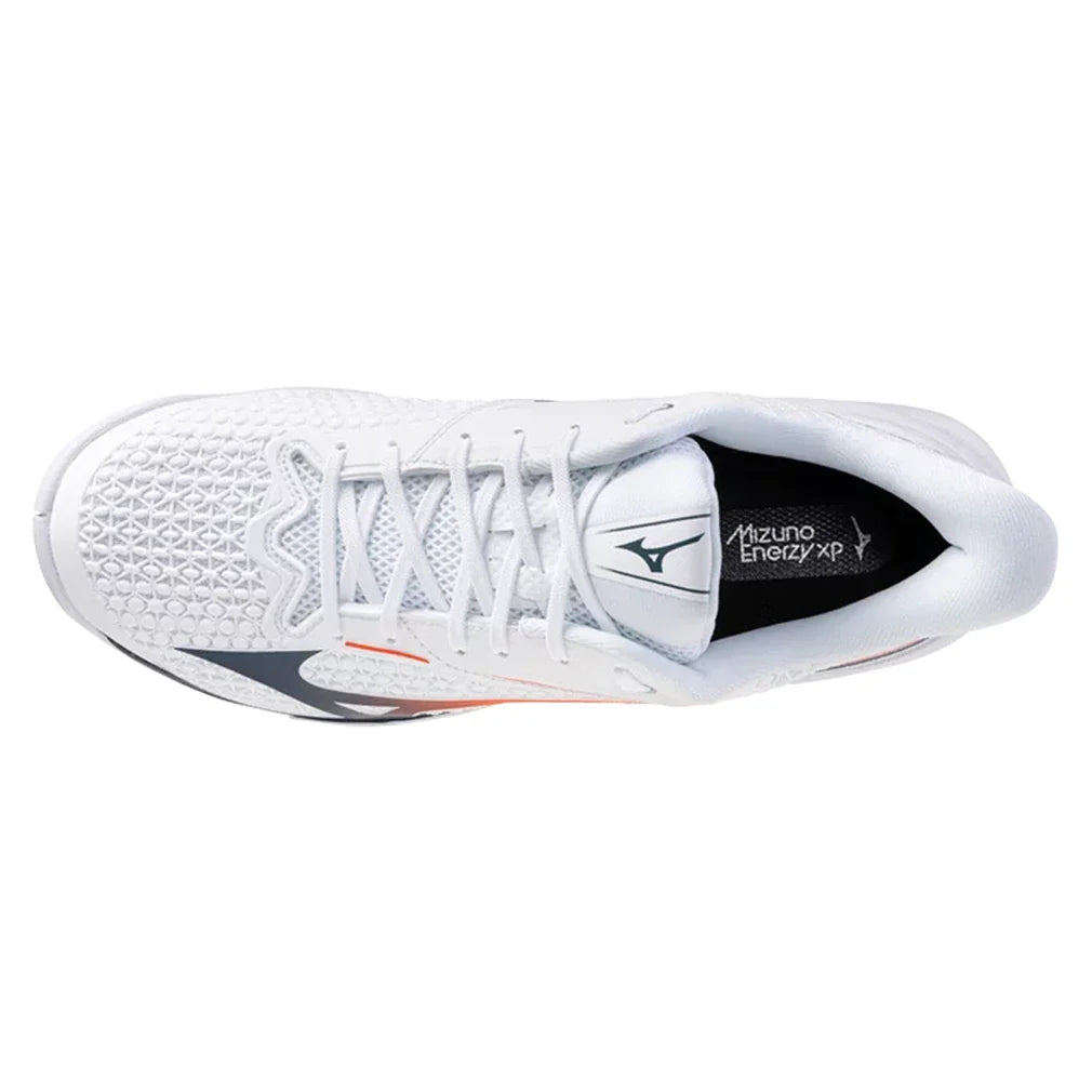 Men's Wave Exceed Tour 7 AC Shoes White and Insignia Blue